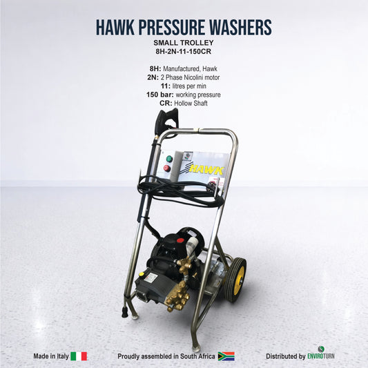 Hawk 2 Phase Pressure Washer - Trolley Unit